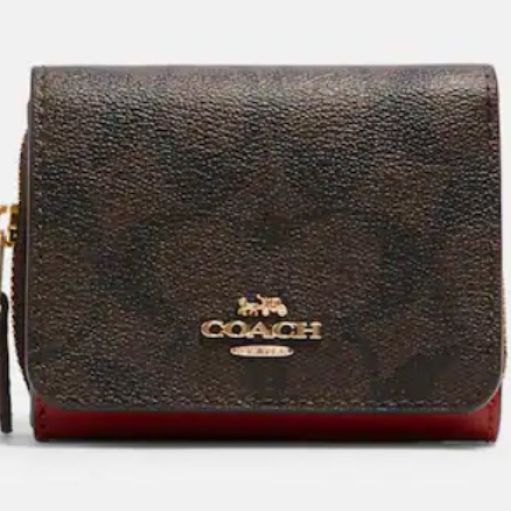 COACH Small Trifold Wallet